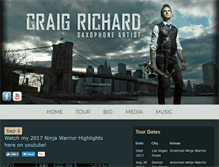 Tablet Screenshot of craigrichardmusic.com